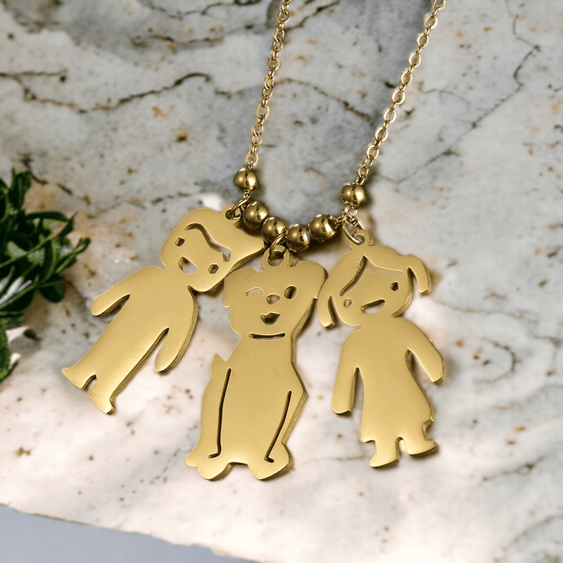 Colar da Família - Personalizável