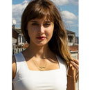 Colar com Letra Inicial Maximalista Banhado a Ouro 18K