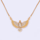 Colar Religioso Divino Espírito Santo com Zircônias