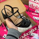 Sandália Dakota Salto Bloco Tiras Entrelaçadas (ENVIO NACIONAL)