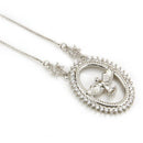 Colar Religioso Medalha Divino Espírito Santo com Zircônias