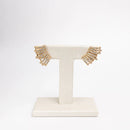 Brinco Ear Hook 8 Filetes Cravejado com Zircônias