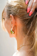 Brinco Gota Elegante Banhado a Ouro 18K