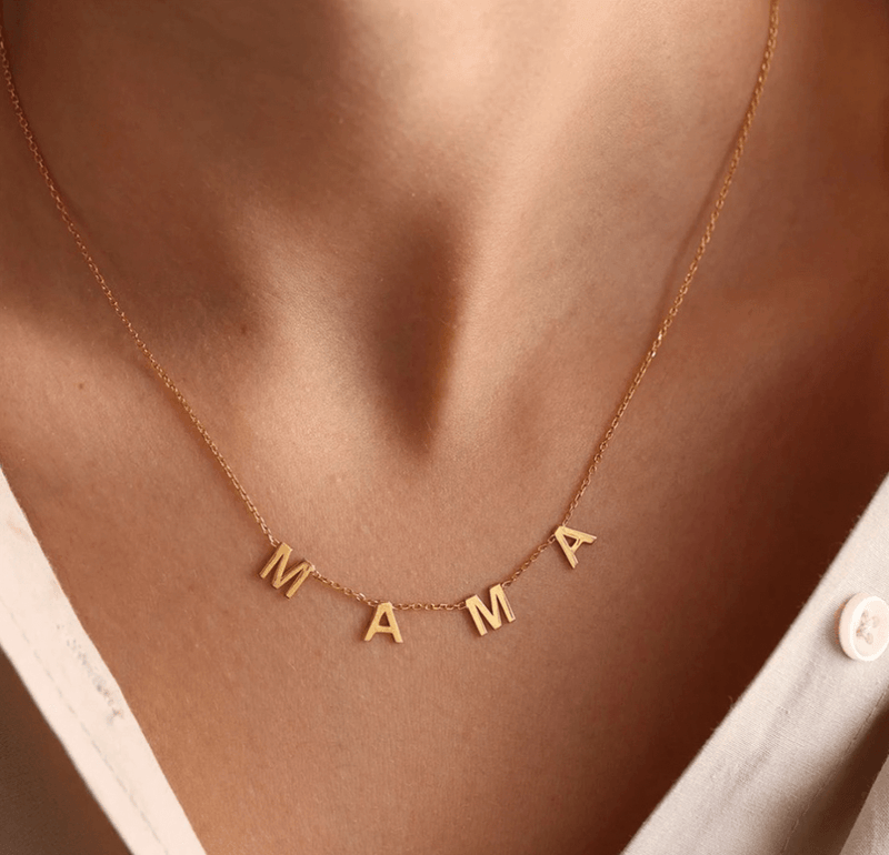 Colar Nome Personalizado Banhado a Ouro 18k
