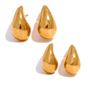 Brinco Gota Banhado a Ouro 18K