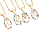 Colar de Inicial com Zircônias Coloridas