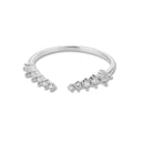 Anéis Ajustáveis Minimalistas e Delicados com Zircônias