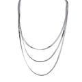Colar Triplo Malha Banhado a Ouro 18K