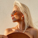 Brinco Argola Caracol Banhado a Ouro 18K