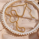 Colar Anelise Trama média Banhado a Ouro 18K