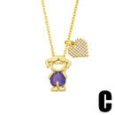 Colar Filhos em Cristal + Coração