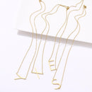 Colar com Letra Inicial Maximalista Banhado a Ouro 18K