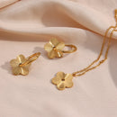 Conjunto 3 Peças Riscos Banhado a Ouro 18K