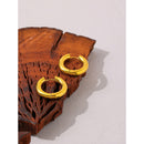 Brinco Argola Fecho Clássico Banhado a Ouro 18K