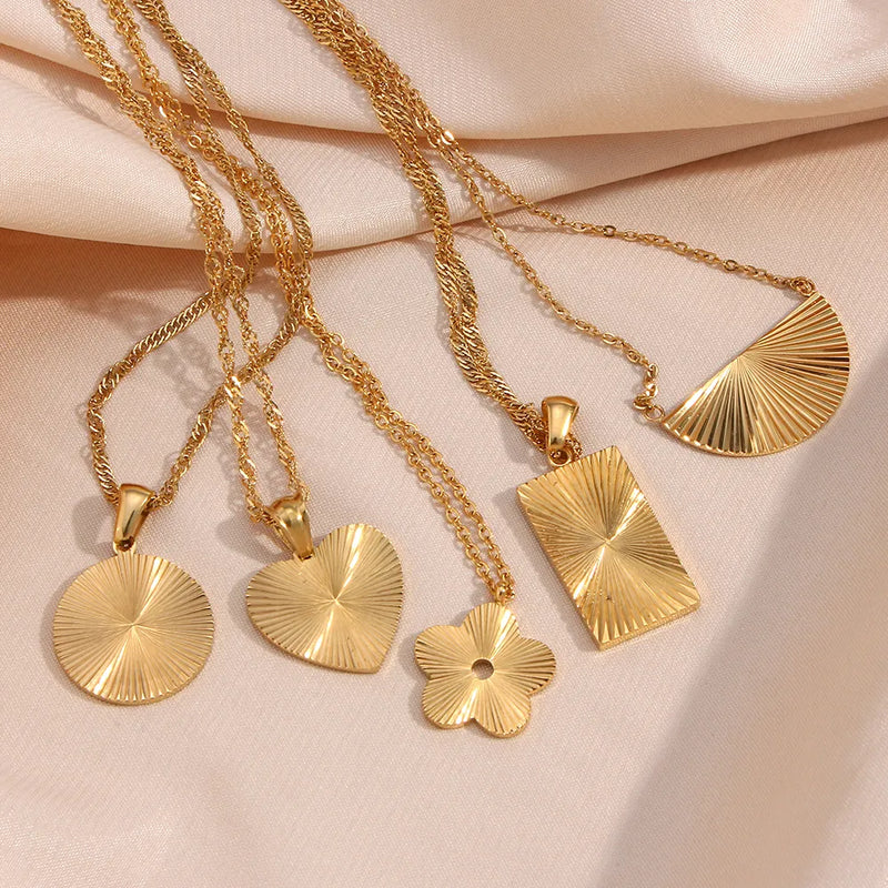 Conjunto 3 Peças Riscos Banhado a Ouro 18K