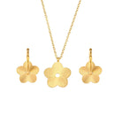 Conjunto 3 Peças Riscos Banhado a Ouro 18K