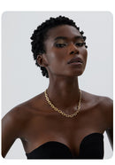 Colar Elegante Elos Banhado a Ouro 18k