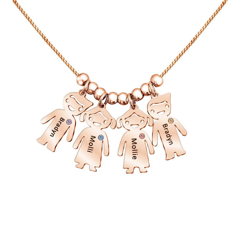 Colar da Mamãe - Presente Especial (Nomes Personalizados)