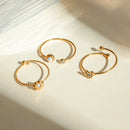 Kit com 3 Anéis delicados Ajustáveis