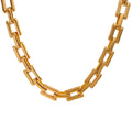 Colar Elegante Elos Banhado a Ouro 18k
