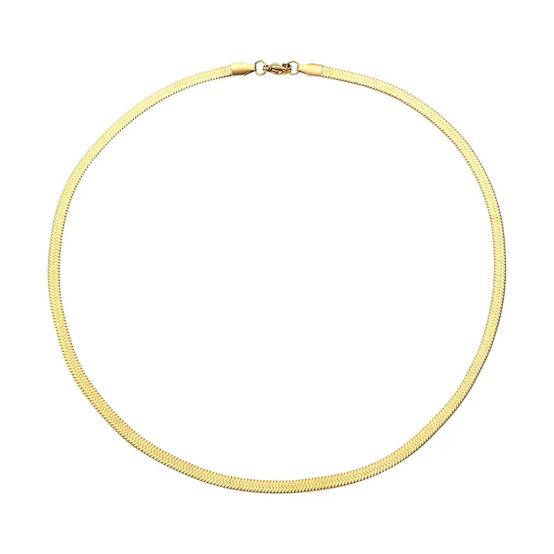 Colar Malha Banhado a Ouro 18K