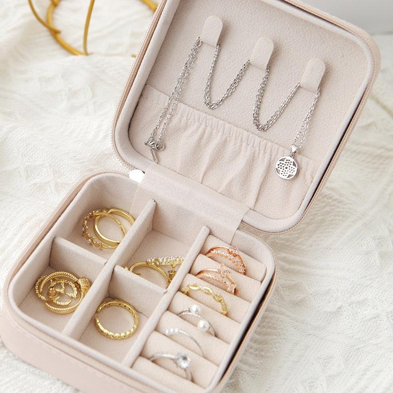 Mini Porta-Joias para Viagens