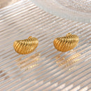 Brinco Croissant Banhado a Ouro 18k