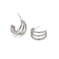 Brinco Argola Tripla Banhado a Ouro 18K