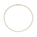 Choker Riviera com Zircônias Banhado a Ouro 14K