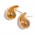 Brinco Gota Banhado a Ouro 18K