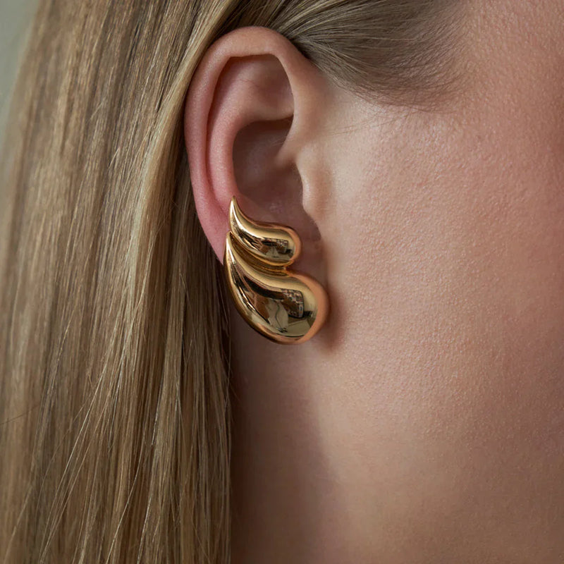 Brinco Asas Banhado a Ouro 18K