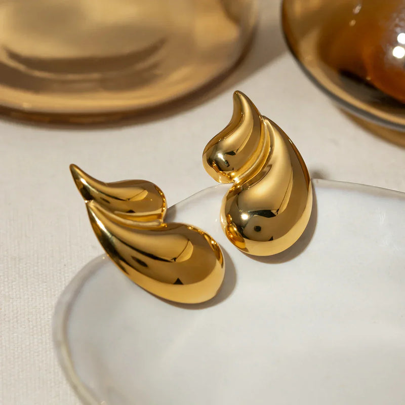 Brinco Asas Banhado a Ouro 18K