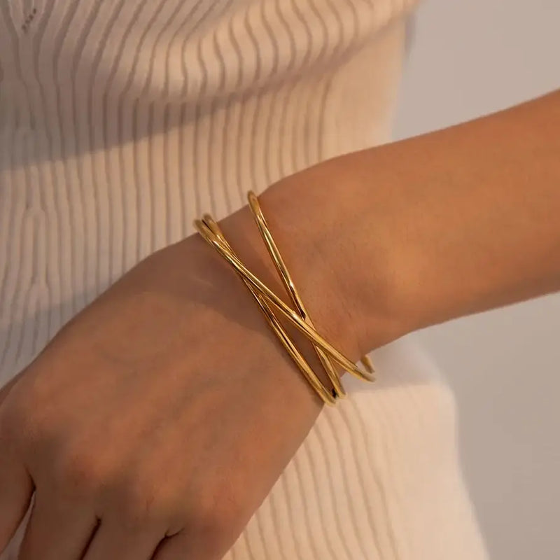 Pulseira Bracelete Ajustável Triplo