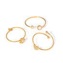 Kit com 3 Anéis delicados Ajustáveis