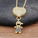 Colar Amor de Mãe - Banhado a Ouro 18k + Zircônias Coloridas