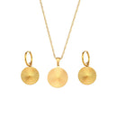 Conjunto 3 Peças Riscos Banhado a Ouro 18K