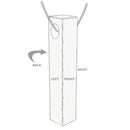 Colar Barra 3D Eternity - Com até 4 Nomes Personalizados