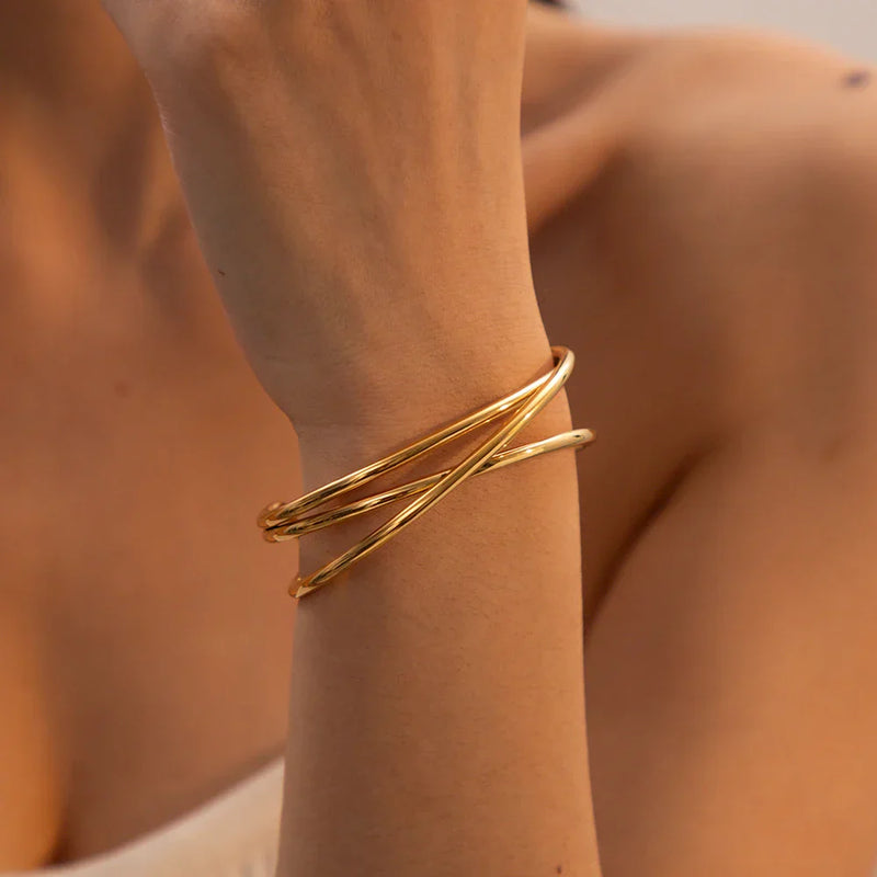 Pulseira Bracelete Ajustável Triplo