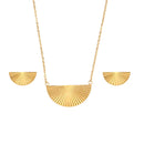 Conjunto 3 Peças Riscos Banhado a Ouro 18K