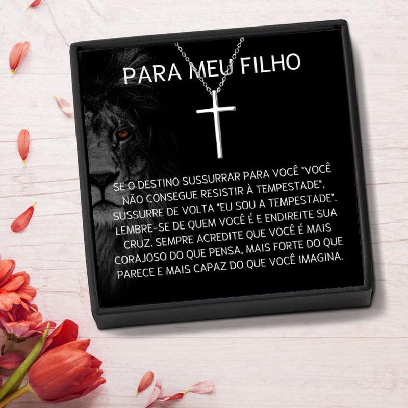 Colar Cruz - Para meu filho