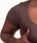 Body Confort - Body de Manga Curta Sem Costura