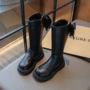 Bota Valíssa  - Botas até o joelho com arco, moda outono e inverno.