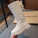 Bota Valíssa  - Botas até o joelho com arco, moda outono e inverno.