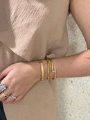 Kit Bracelete Carti + Bamboo + Prego Prata (Não Fica Escuro)