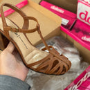 Sandália Dakota Salto Bloco Tiras Entrelaçadas (ENVIO NACIONAL)