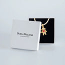 Colar Filhos Glow com Pedras Coloridas - Rivieira e Pingentes de Filhos Cravejados