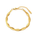 Pulseira Malha Banhada a Ouro 18K
