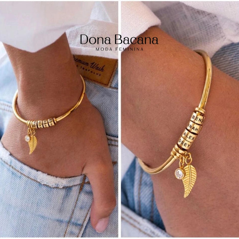 Pulseira Amor de Família - Nomes Personalizados