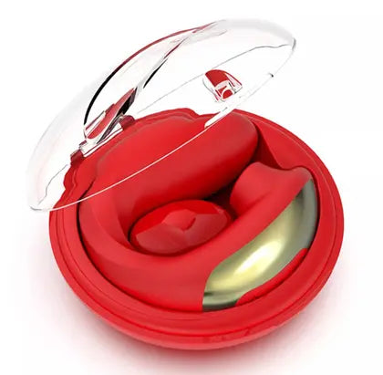 Vibrador Feminino Casal Sugador de Clitóris Duplo Penetrável - Entrega Discreta (ENVIO IMEDIATO NACIONAL)